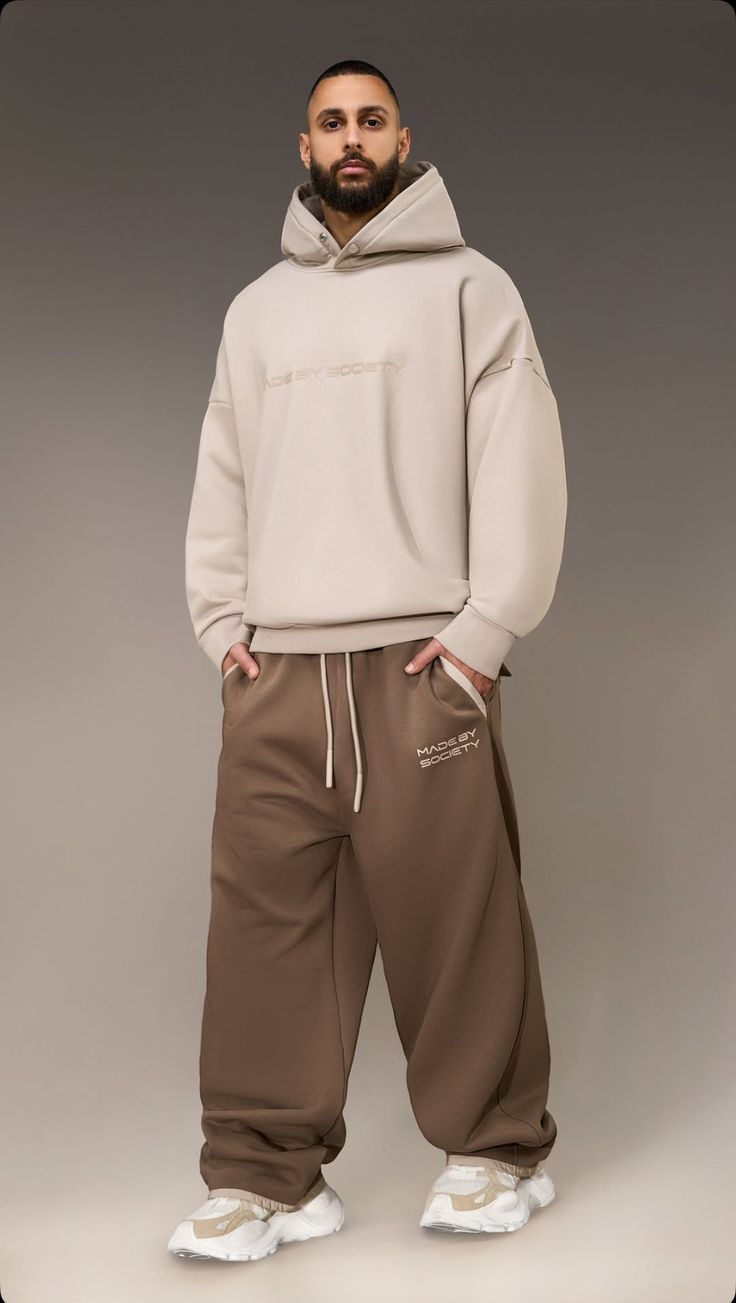 beige hoodie